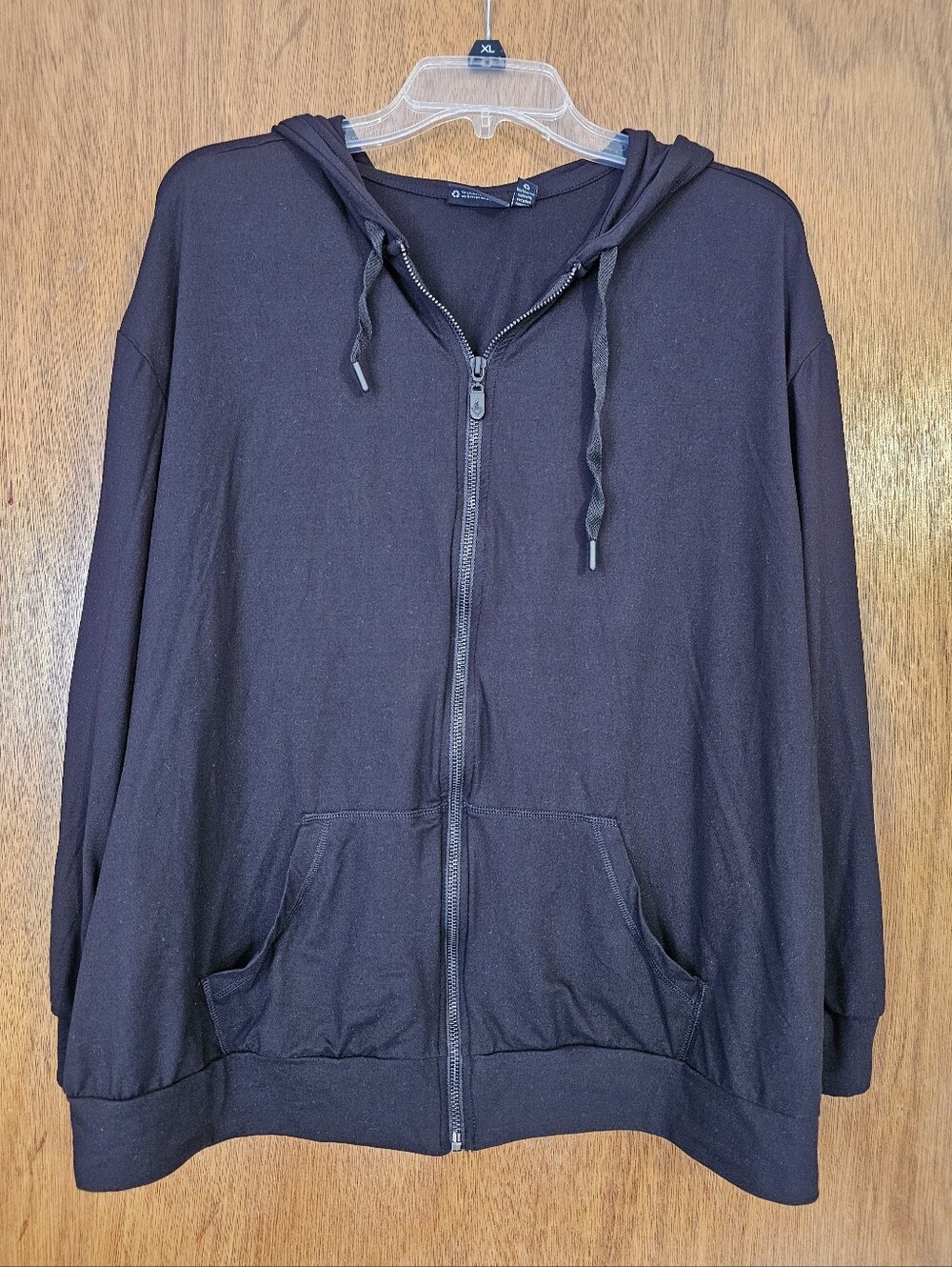 Torrid Size 1 Black Tru Super Soft Performance Zip Up Hoodie
